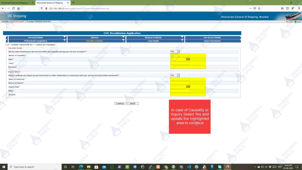 COC Revalidation Procedure 11a