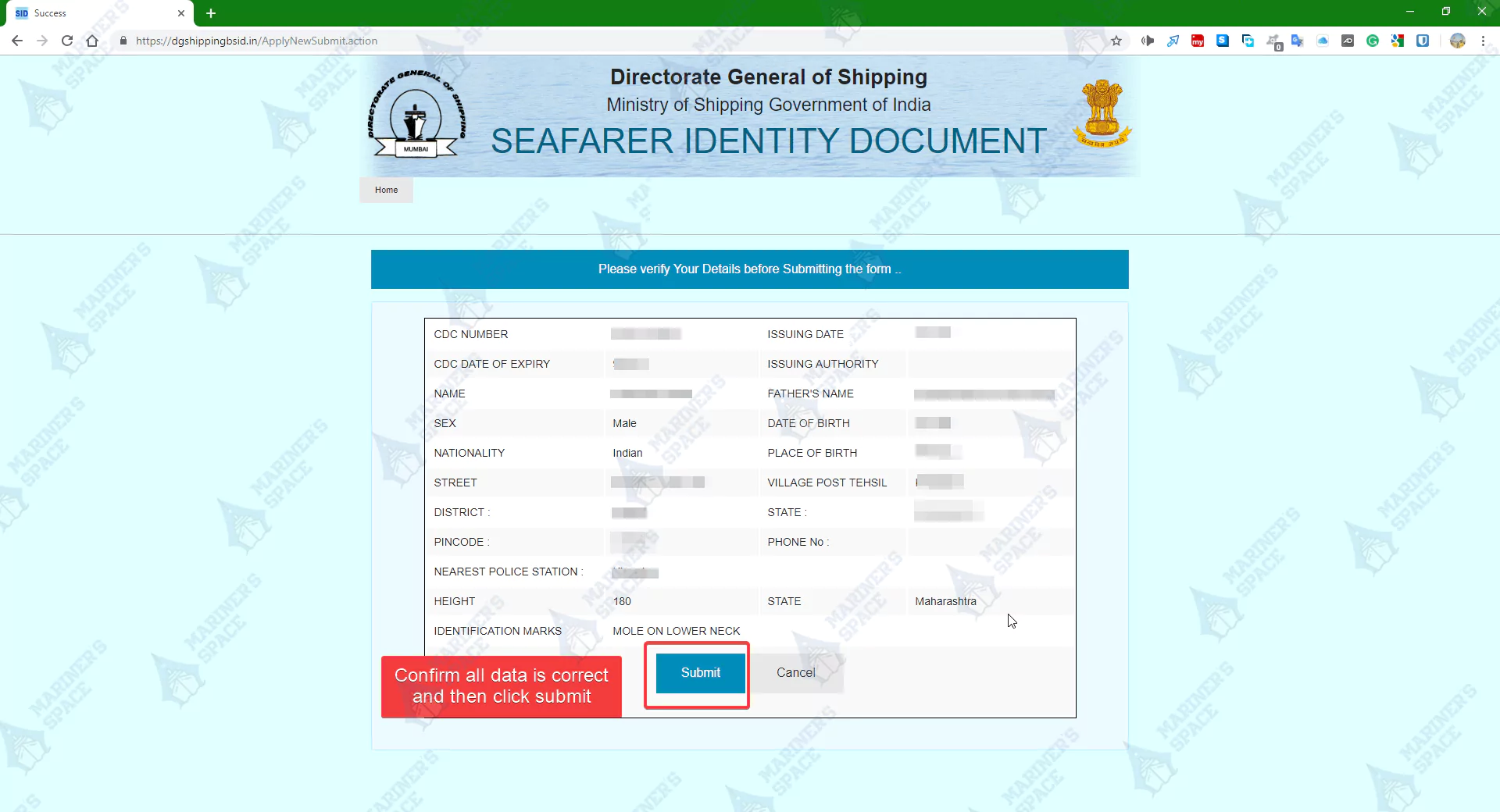 Seafarers Identity Document SID Application Procedure 08