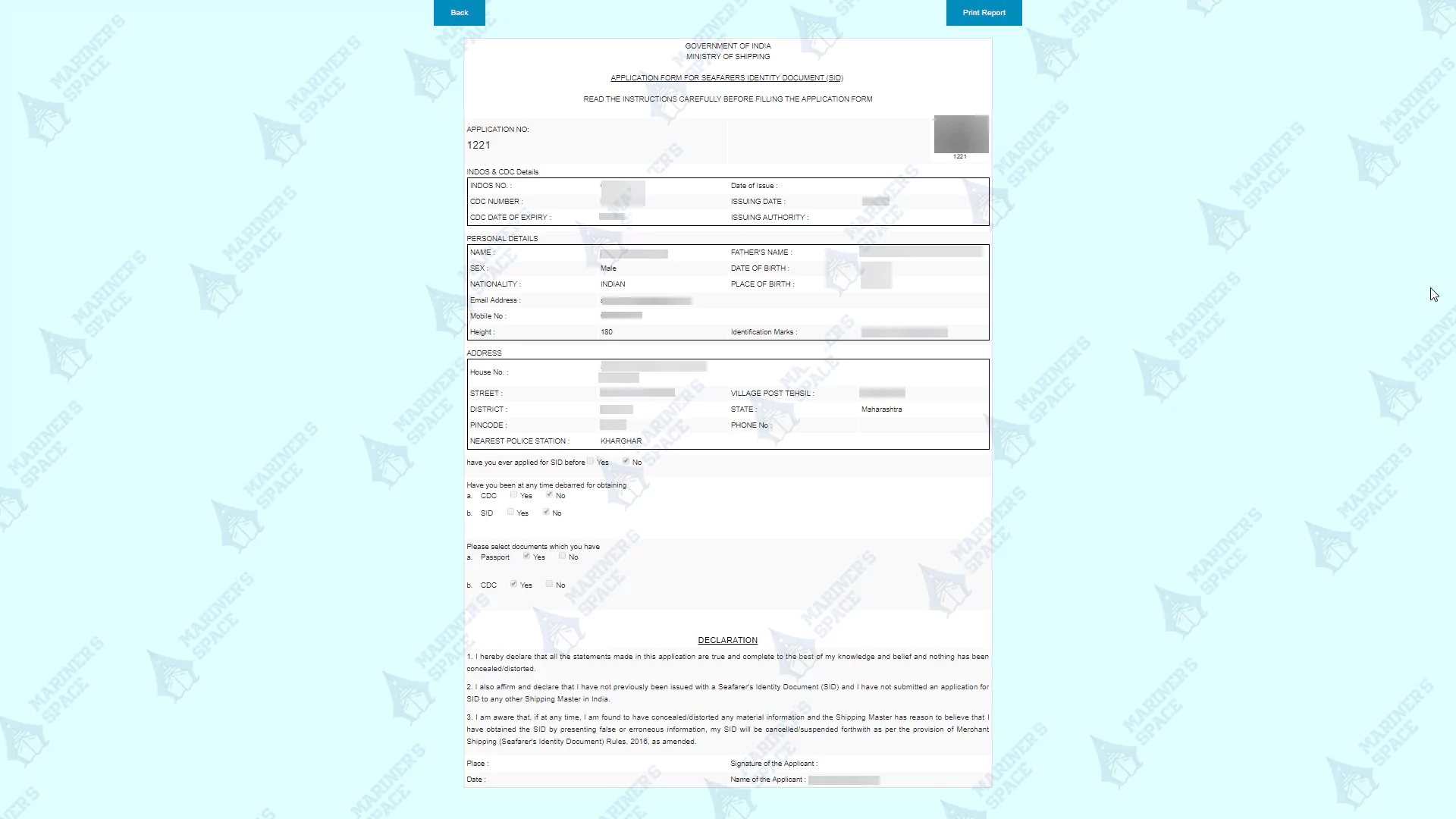 Seafarers Identity Document SID Application Procedure 10 