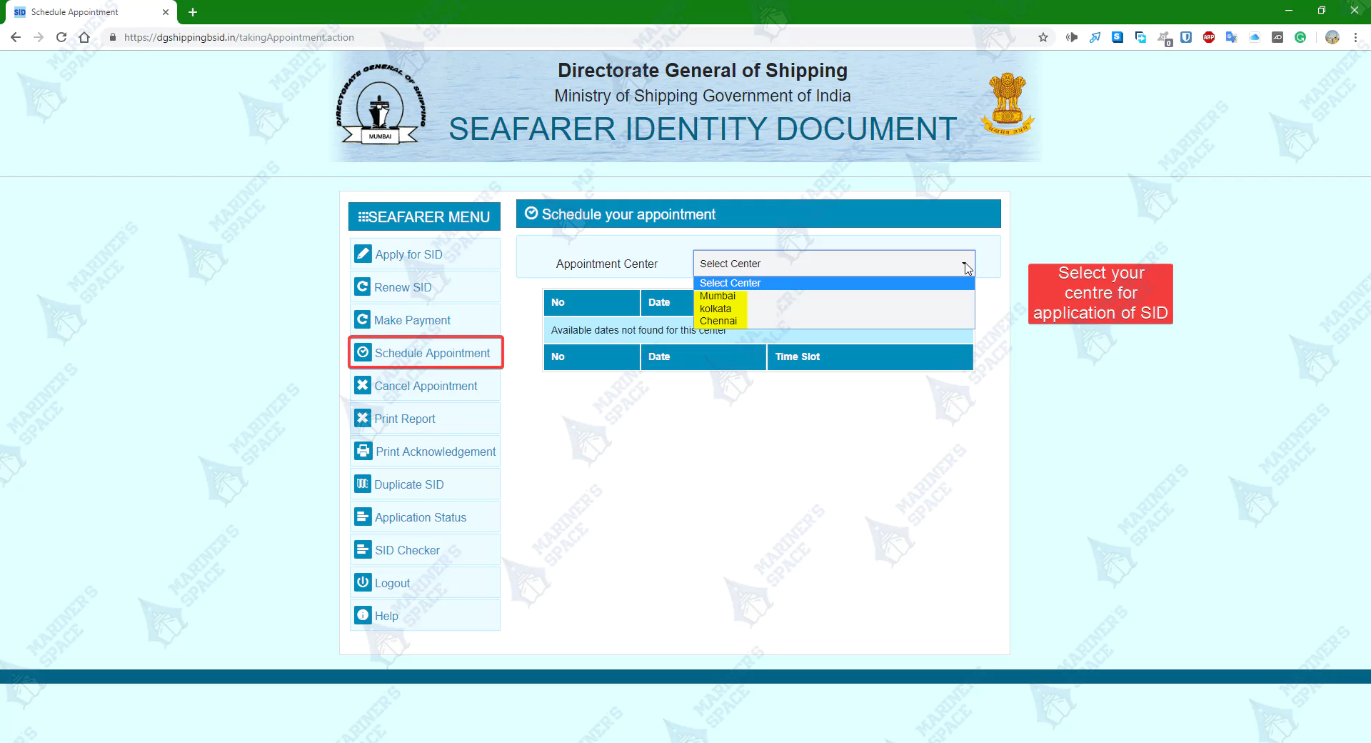 Seafarers Identity Document SID Application Procedure 13