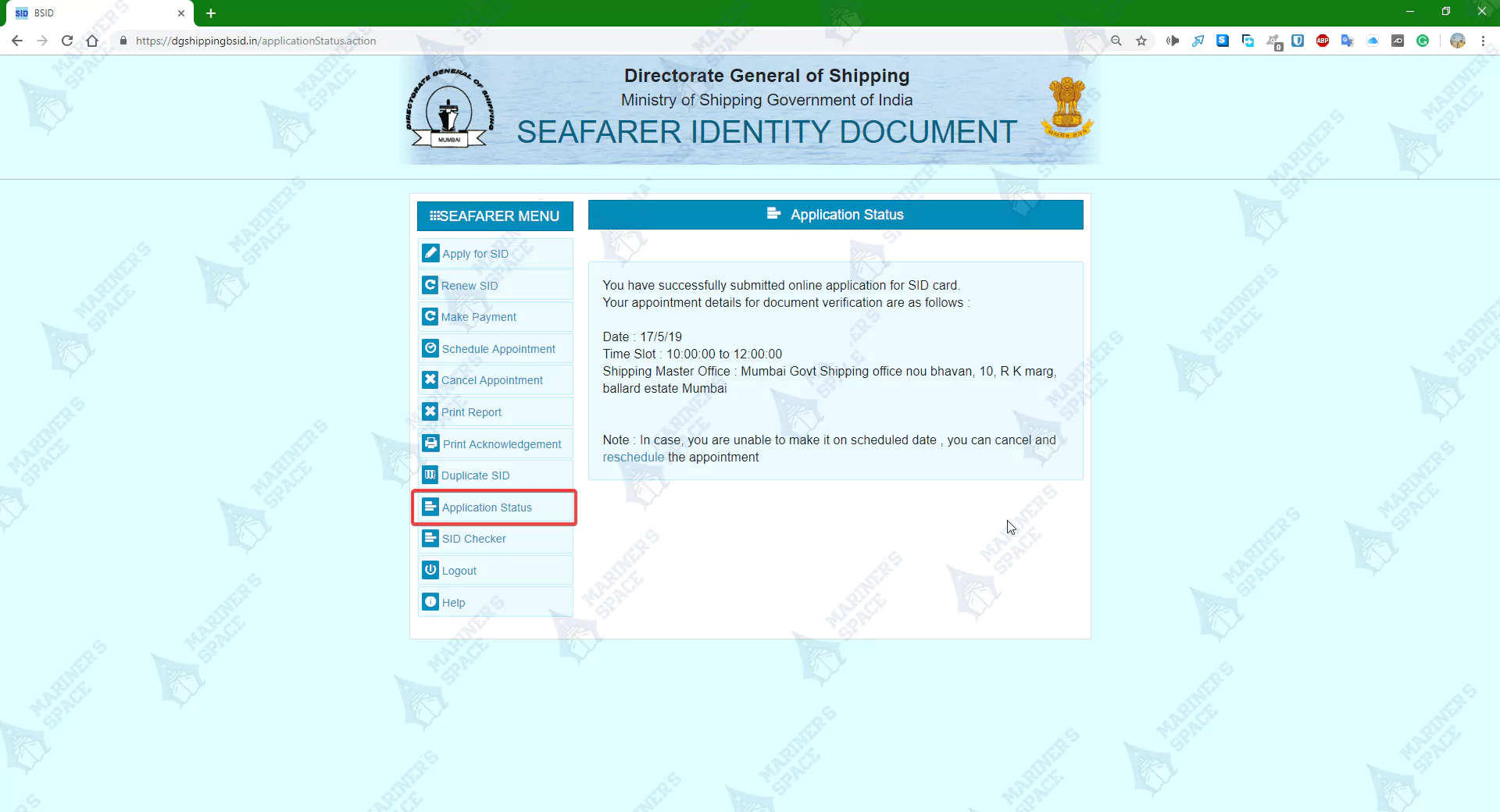 Seafarers Identity Document SID Application Procedure 16