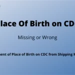 cdc place of birth endorsement