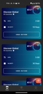 Airalo esim data plans