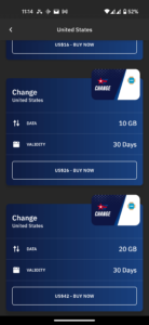 Airalo esim data plans