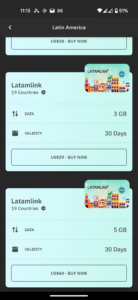 Airalo esim data plans